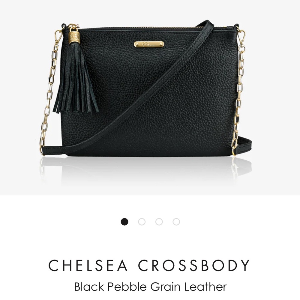GIGI NEW YORK | CHELSEA CROSS BODY BAG IN BLACK